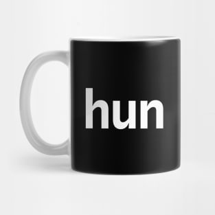 Hun Funny Typography Mug